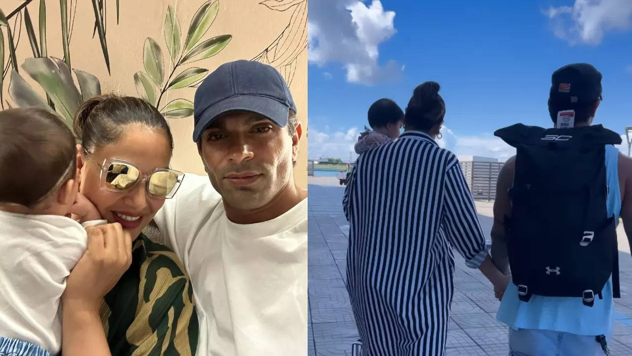 Bipasha Basu and Karan Singh Grover take pleasure in a tropical trip with daughter Devi forward of her birthday – See pictures | Hindi Film Information