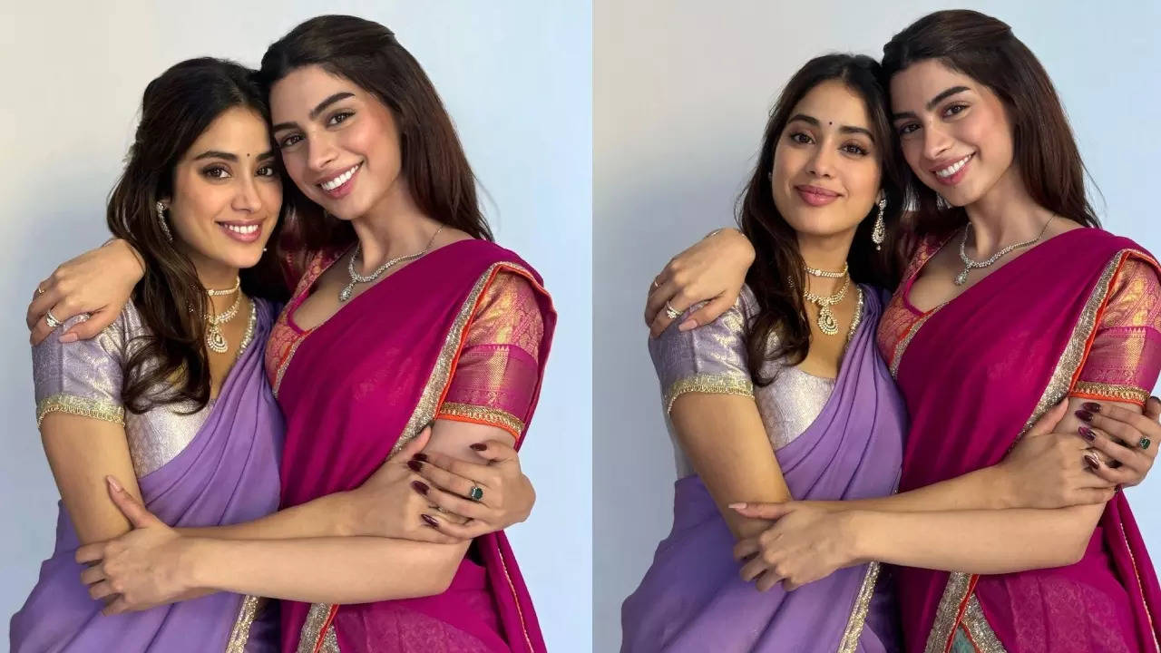 Janhvi Kapoor shares candy footage with sister Khushi Kapoor as they stun in conventional outfits; says ‘huggy me pls’ | Hindi Film Information