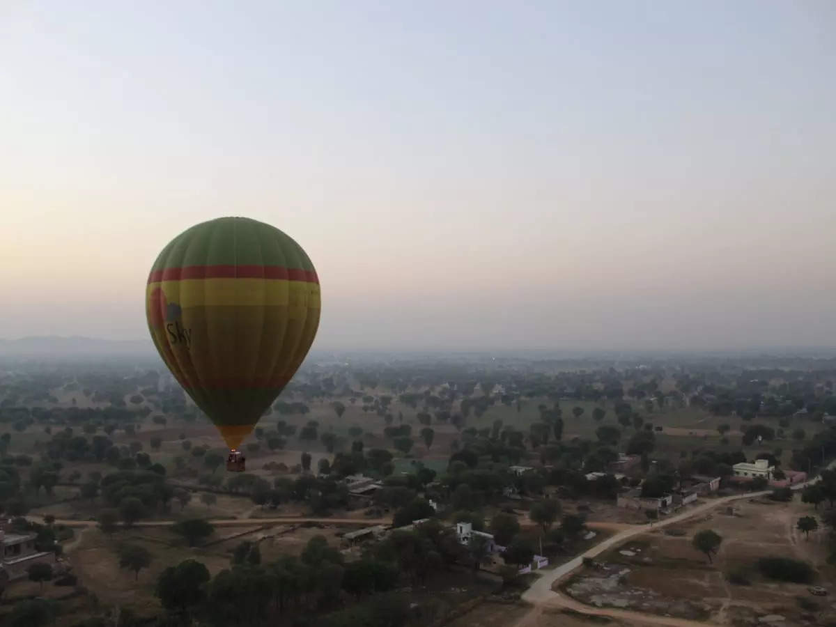 Haryana: Hot air balloon safari project inaugurated in Pinjore