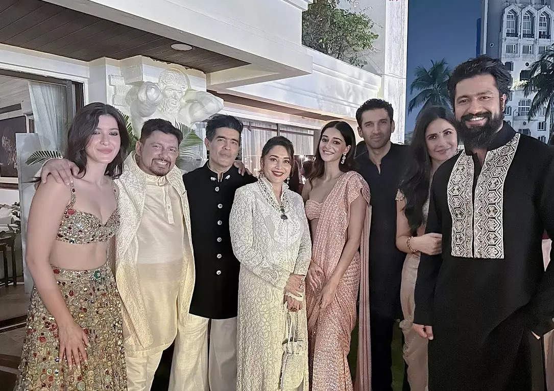 Diwali 2023: Madhuri Dixit’s get together pic with Ananya Panday, Aditya Roy Kapur, Katrina Kaif, Vicky Kaushal and extra! | Hindi Film Information