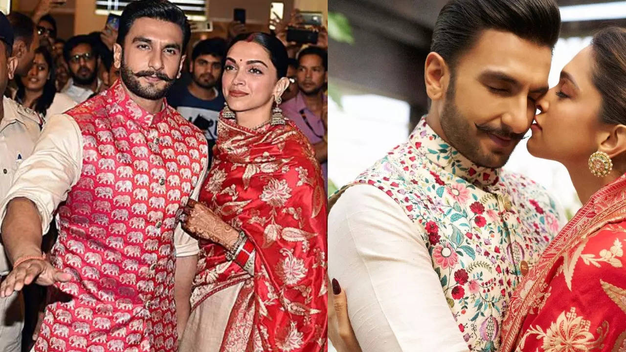 Deepika Padukone repeats her crimson dupatta which she had worn for her first ‘post-wedding’ look with Ranveer Singh | Hindi Film Information