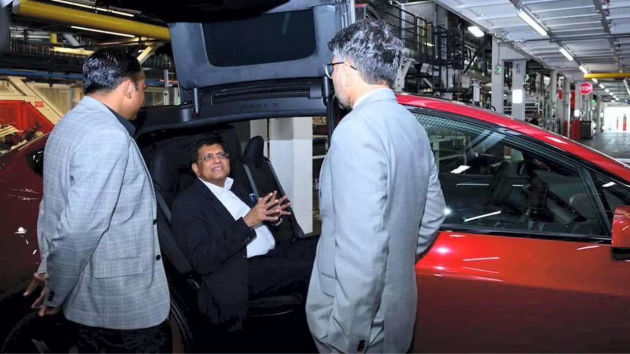 Tesla will double import of parts from India, says Piyush Goyal