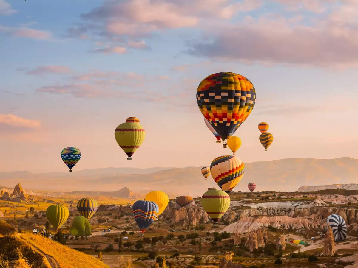 Up and away! See the world from a hot air balloon