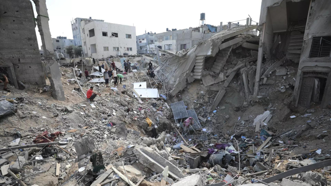 Jordan's foreign minister offers blistering criticism of Israel as its war on Hamas rages on
