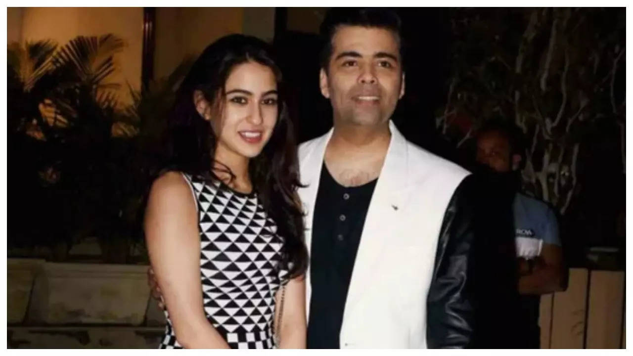 Karan Johar reveals his subsequent mission is to get Sara Ali Khan married; says he’s manifesting a ‘inexperienced flag man’ | Hindi Film Information