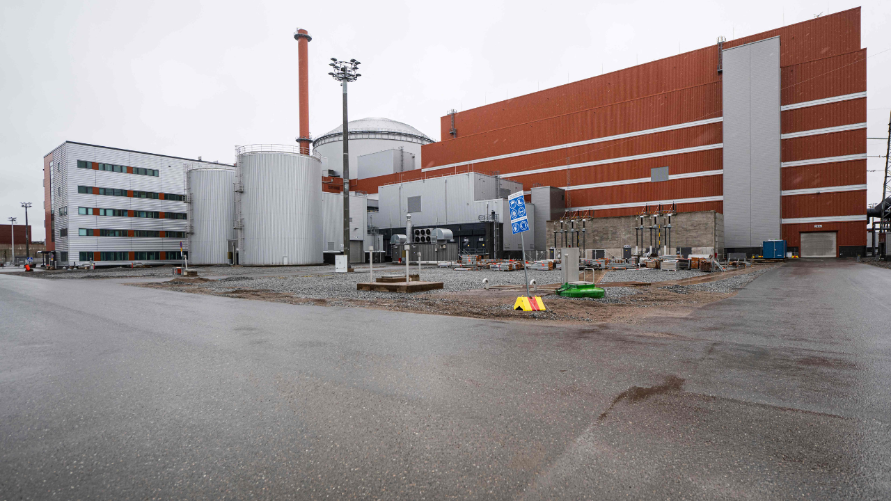 Europe's largest nuclear reactor Finland's Olkiluoto 3. (AFP)