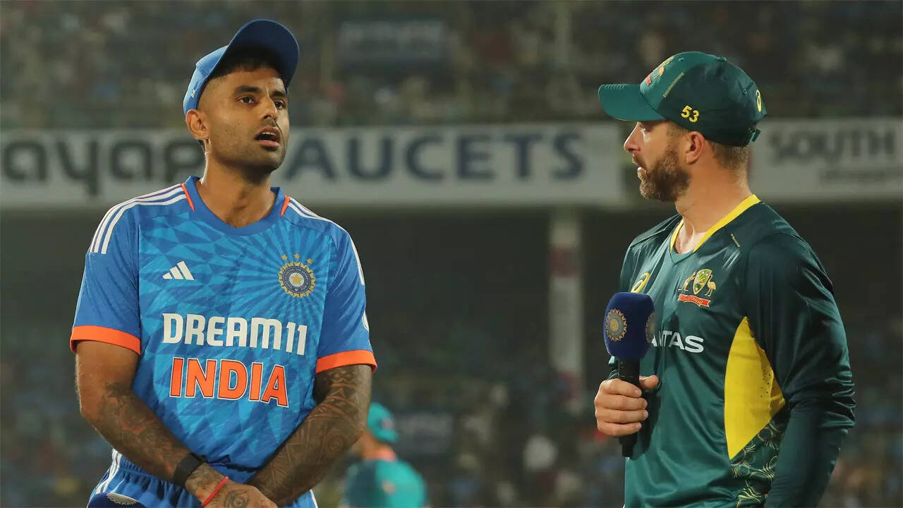 Live Cricket Score of IND vs AUS 1st T20 India kickstart preparations