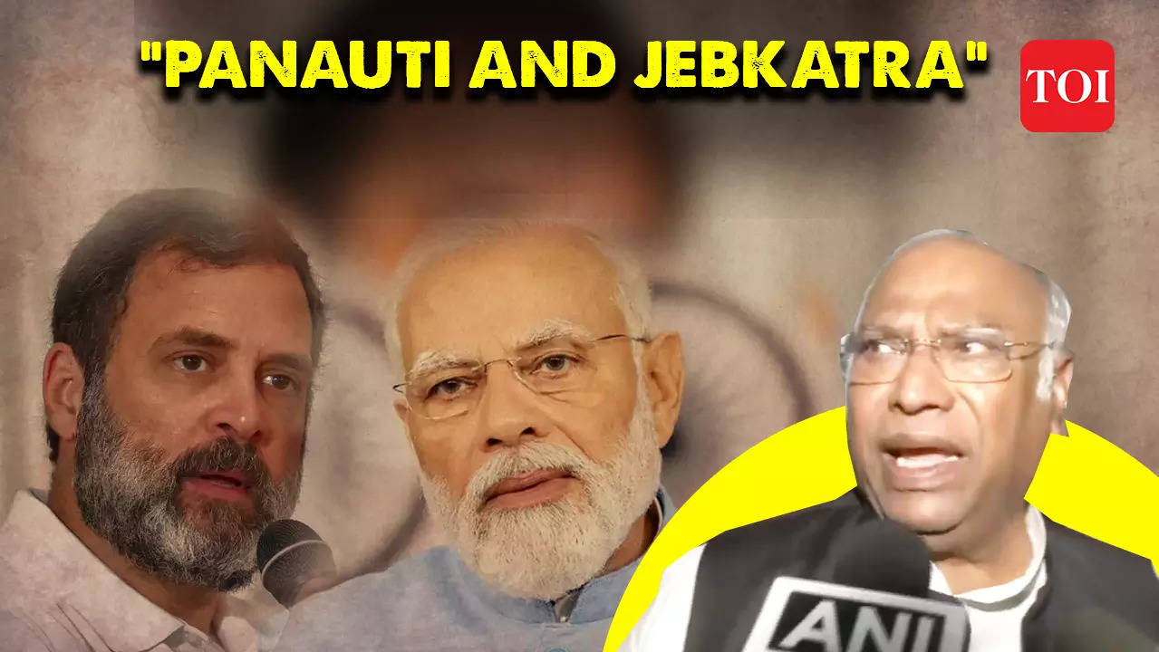 'Panauti and Jebkatra' remark on PM: Mallikarjun Kharge responds to EC ...