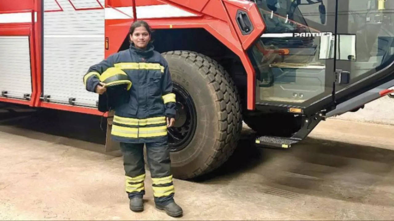 Goan is India's 1st woman firefighter to operate crash fire tender