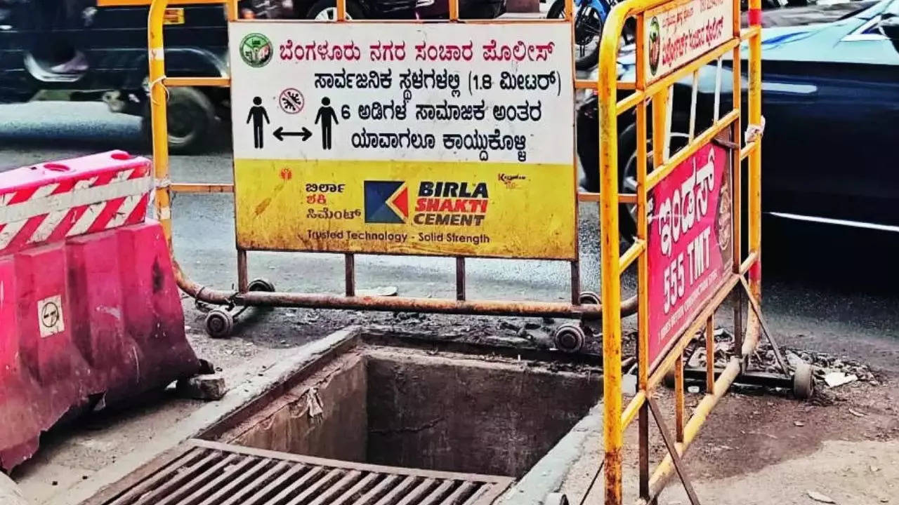 Last of Residency Road’s residents forced to put up with sewage stench | Bengaluru News – Times of India