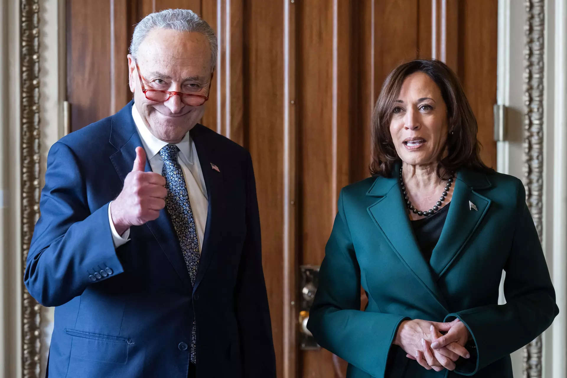 Harris breaks record for tie-breaking US Senate votes