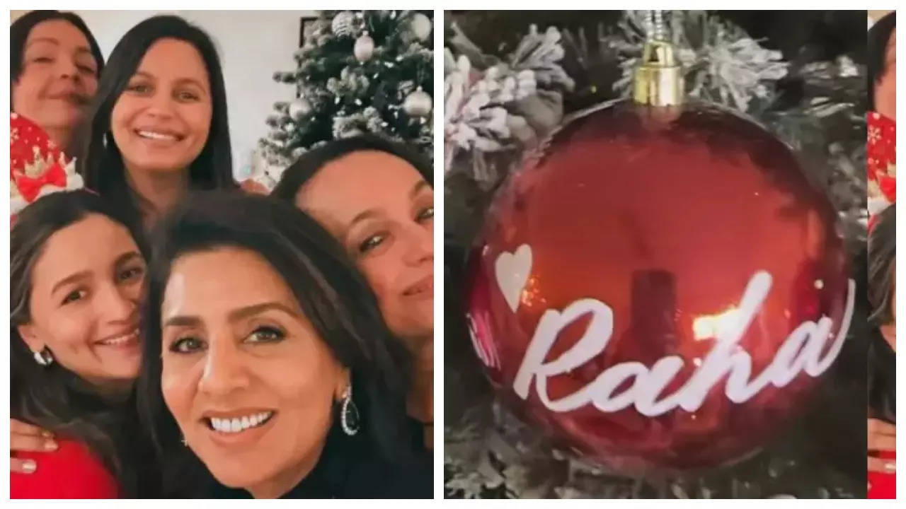 Raha: Soni Razdan Shares A Glimpse Of Her Christmas Tree Adorned With ...