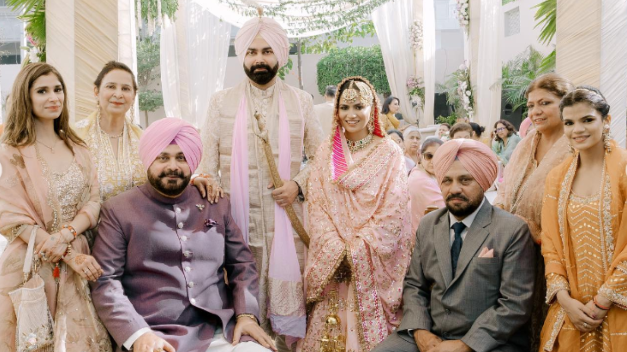 The Kapil Sharma Show's Navjot Singh Sidhu's son Karan gets hitched; see pictures
