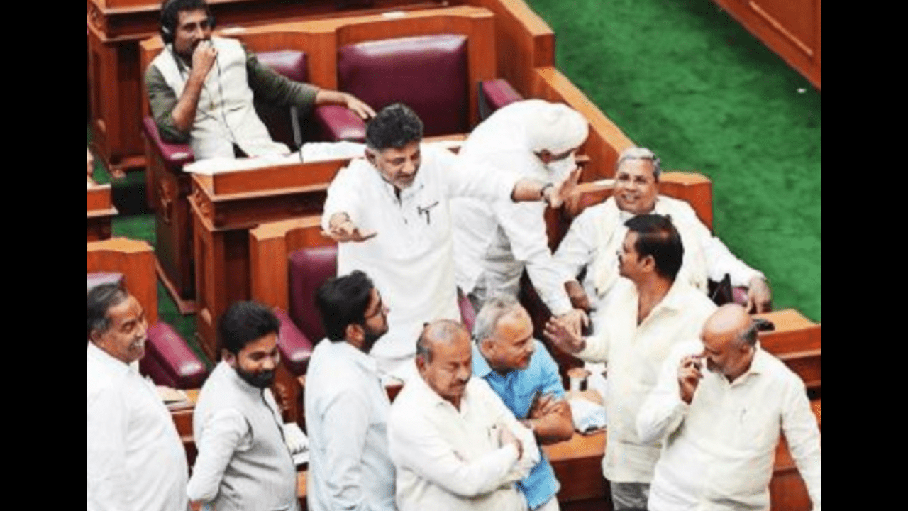 BJP protests, but House continues with biz | Bengaluru News – Times of India
