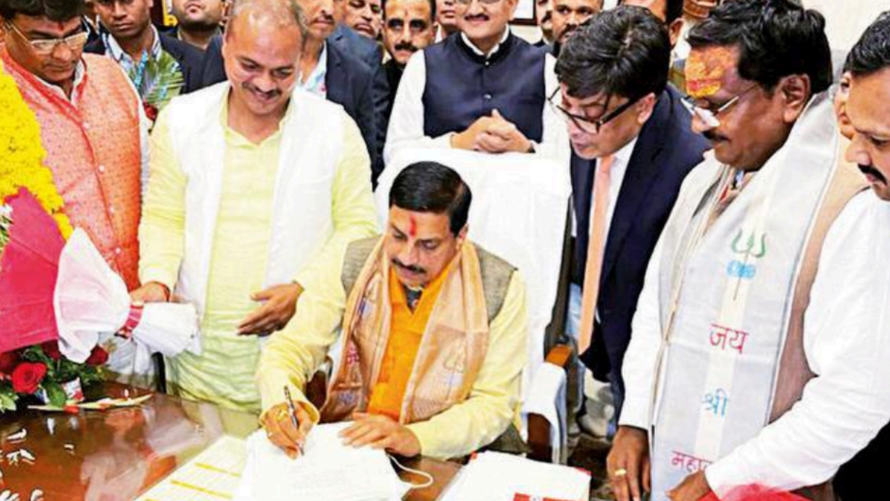 Madhya Pradesh CM Mohan Yadav opens innings on front foot