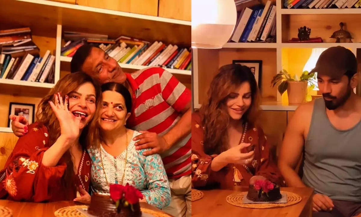 Rubina Dilaik receives a sweet surprise from her family during her third trimester of pregnancy; says, “A family is what we all need”