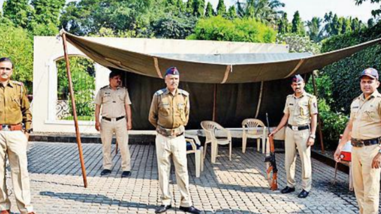 Ten armed policemen have been deployed at Bhujbal’s residence and educational institute from Wednesday night