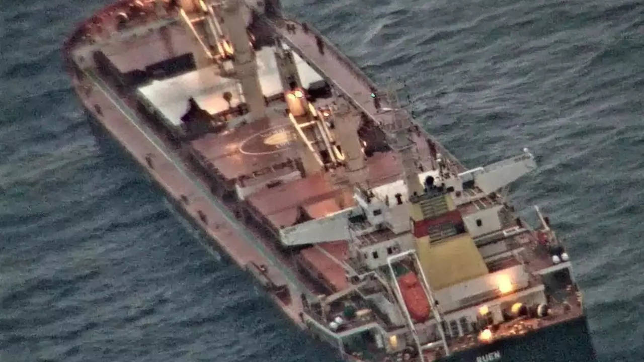 Indian Navy evacuates injured sailor from hijacked ship | India News