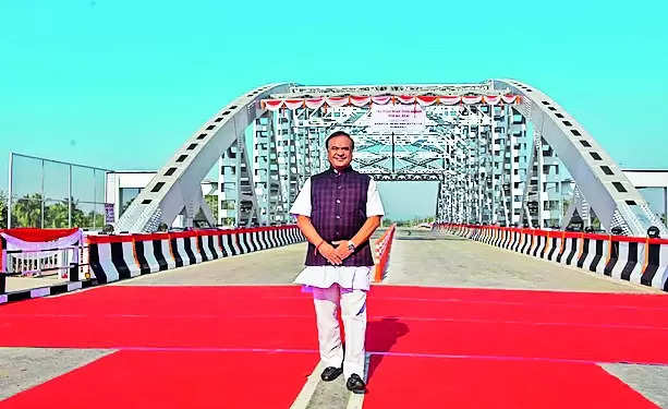 Assam CM Himanta Biswa Sarma Inaugurates 114-Cr Projects in Jagiroad | Guwahati News – Times of India