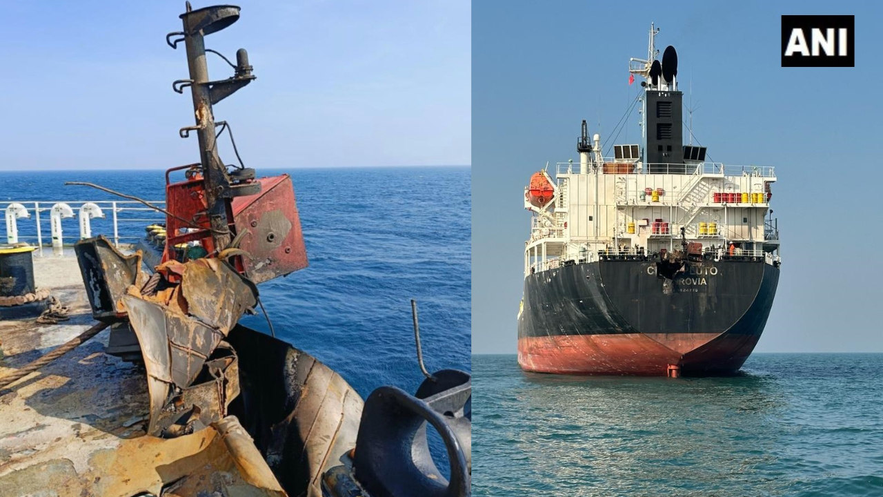 Initial probe of attacked ship confirms drone strike: Navy