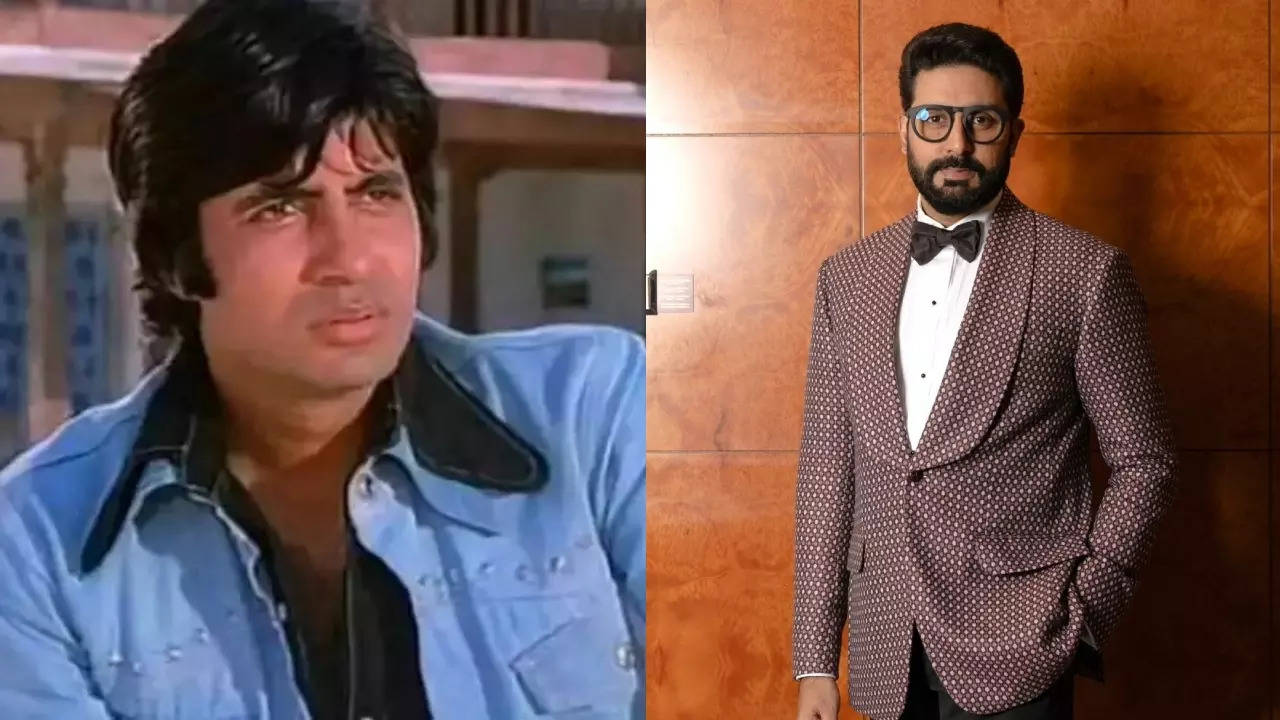 Abhishek Bachchan says Amitabh Bachchan took adrenaline photographs as he shot simultaenously for ‘Sholay and ‘Deewar’ in Bengaluru and Mumbai