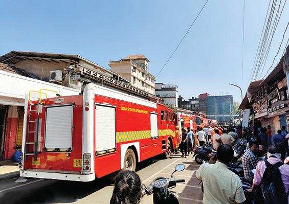 Two shops destroyed in new Margao market fire | Goa News – Times of India