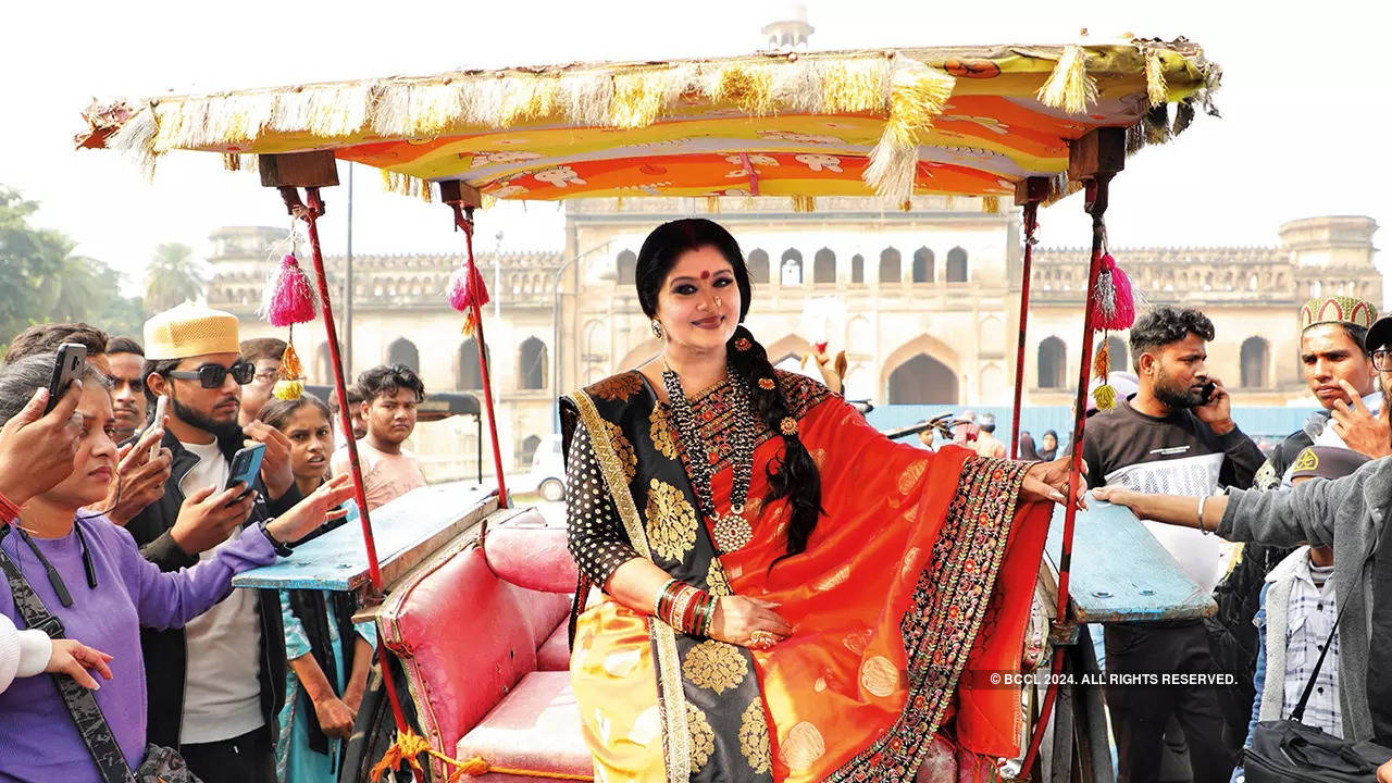 Sudha Chandran was recently in Lucknow and though it wasn’t her first visit to the city, the actress said she can’t help but fall in love with it every time she is here (BCCL/ Aditya Yadav)