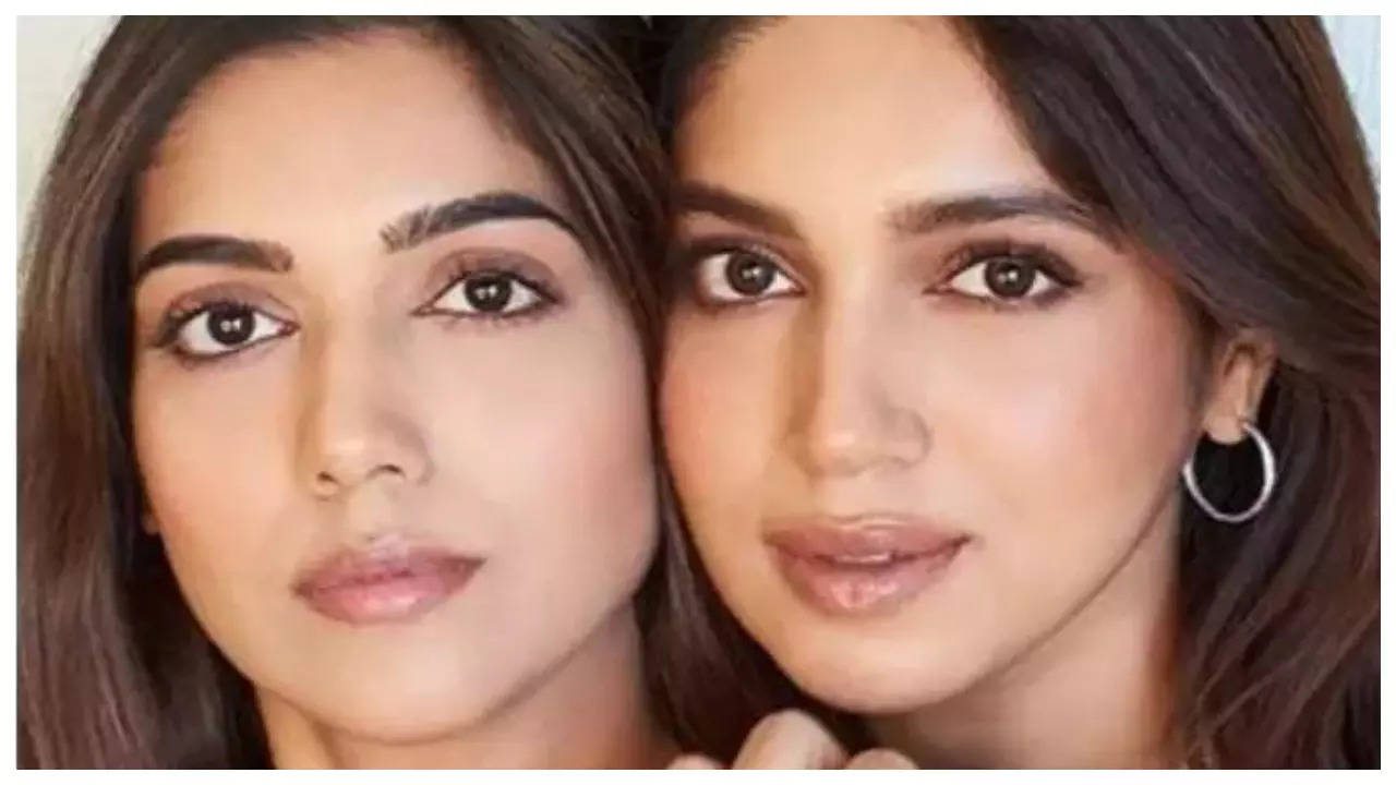 Bhumi Pednekar and Samiksha Pednekar’s identical looks leave photographers confused-Watch | Hindi Movie News – Times of India