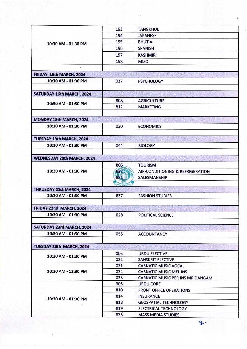 cbse gov in 2024 class 10 date sheet revised