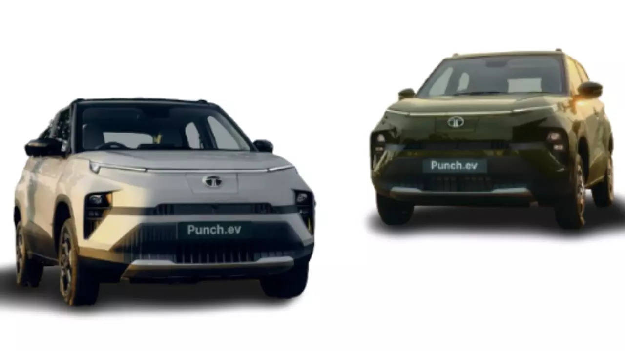 Tata Punch EV: Tata Punch EV exterior revealed: Gets front-mounted ...