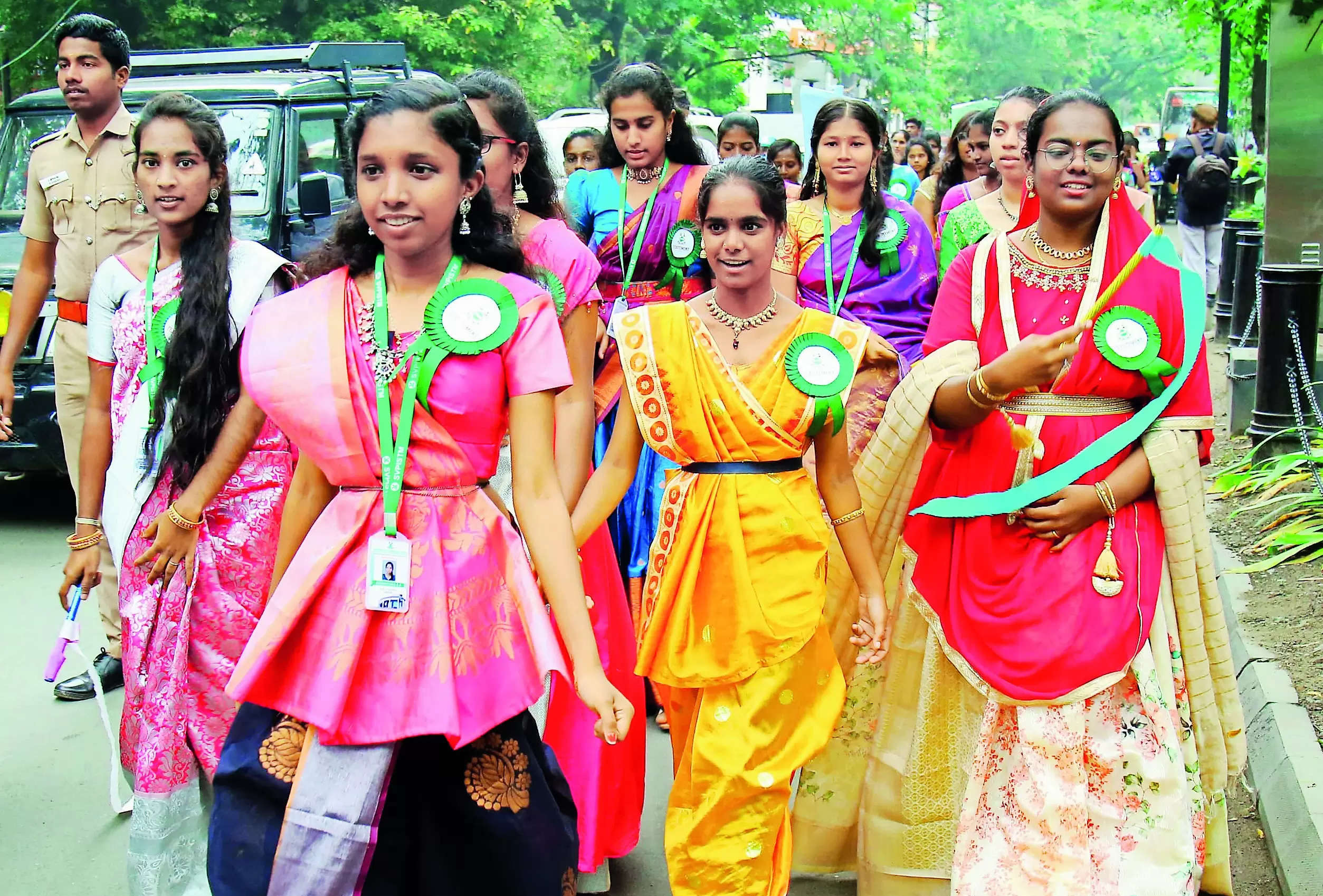 City Hosts Its First-ever Textile Walkathon | Coimbatore News – Times of India