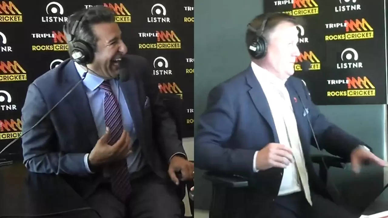 Watch: Wasim Akram humorously faculties Aussie commentators for his or her wrestle to pronounce ‘Fakhar’ | Cricket Information – Occasions of India