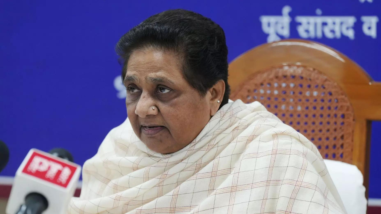 SP workers can attack us: Mayawati asks UP government to shift her office to a ‘safe’ place | Lucknow News – Times of India