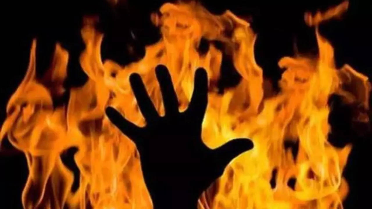 Elderly woman suffers severe burns in New Town house fire, son injured while saving her | Kolkata News – Times of India