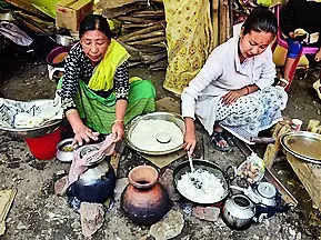 Lip-smacking Pithas and Fresh Fish Bring Bihu Vibes to City Guwahati | Guwahati News – Times of India