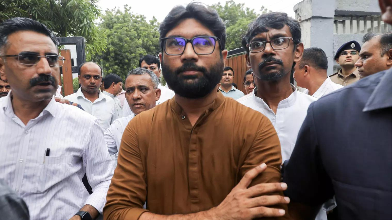 Mevani cleared in ’17 rail blockade case | Ahmedabad News – Times of India