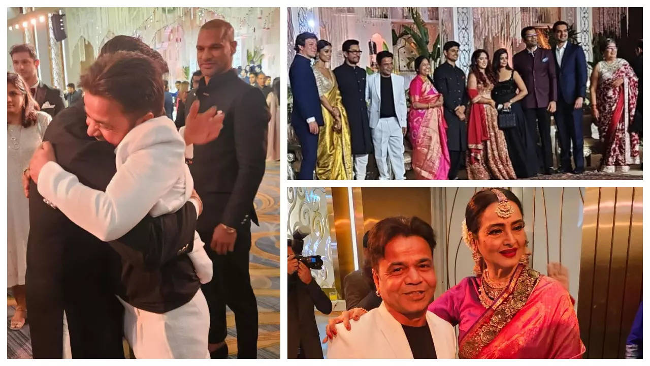 Ira Khan-Nupur Shikhare Marriage ceremony Reception: Inside Pictures with Rekha, Aamir Khan, Shehnaaz Gill and Others |