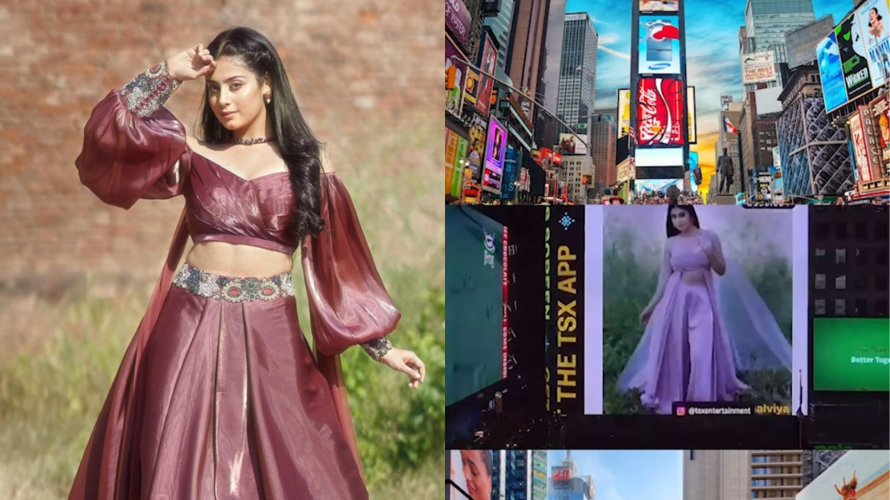 Bigg Boss 17: Isha Malviya gets featured on Times Square New York for the second time