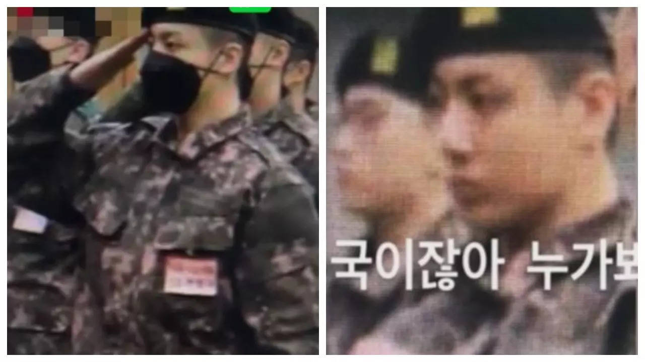 BTS star Jungkook completes military training; photos from ceremony LEAK online | – Times of India