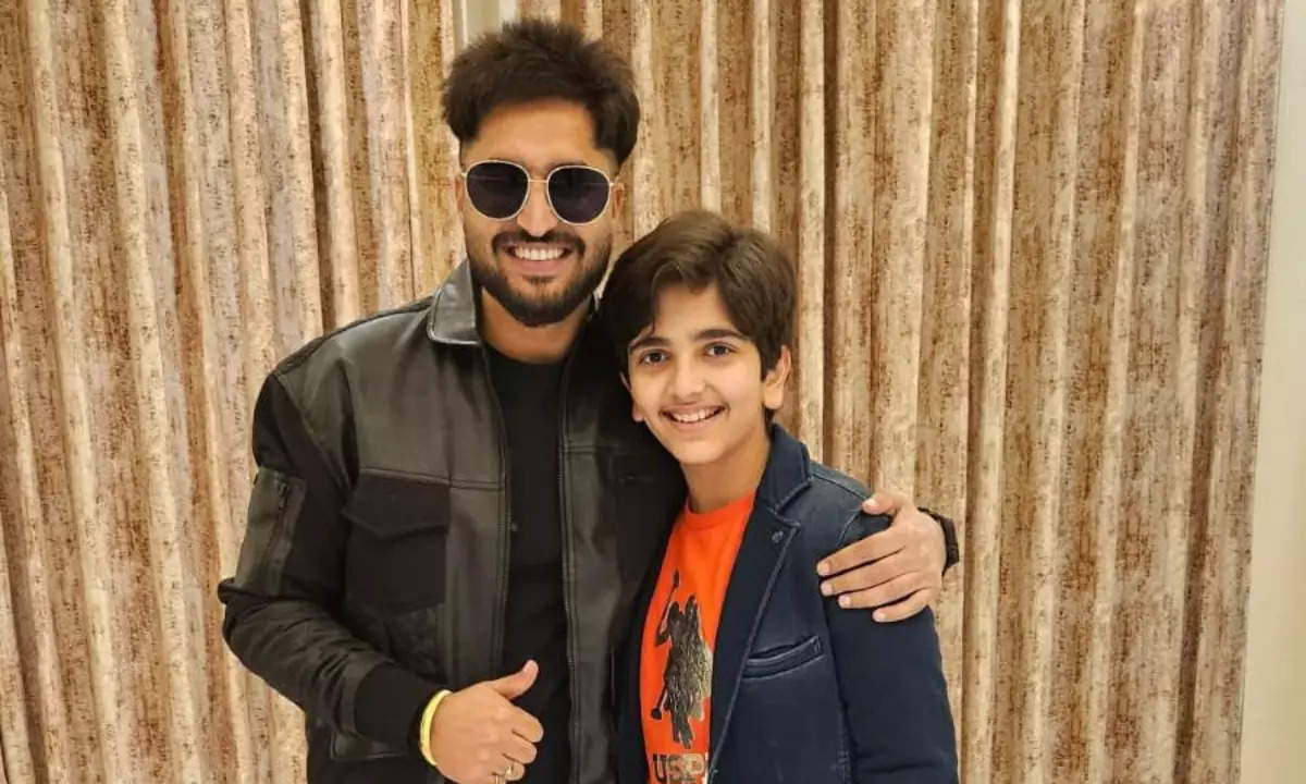 Child actor Aarnav Dhamija meets Jassie Gill, says 'I wish to share screen space with him’