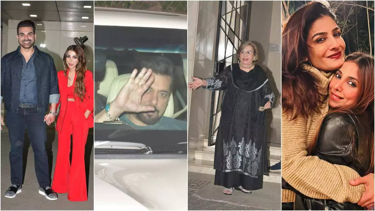 The Khan family attend Sshura's birthday party