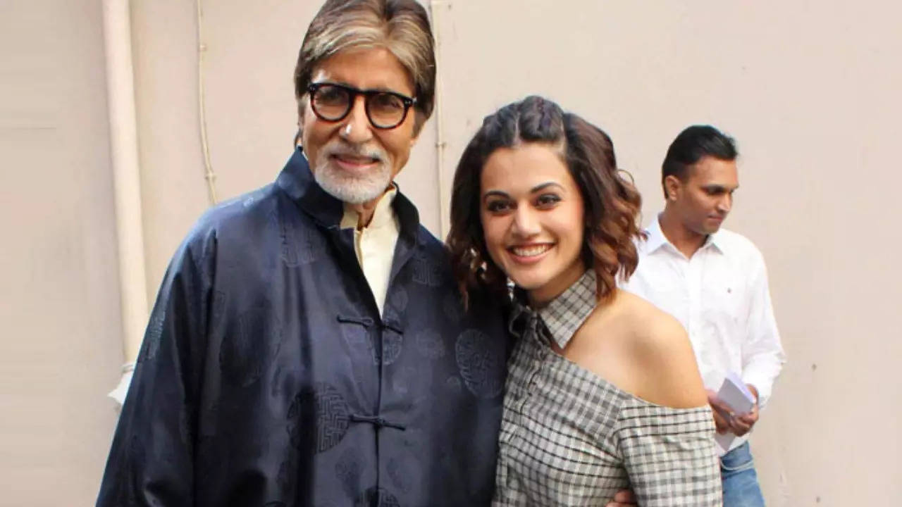 Taapsee Pannu on her bond with Amitabh Bachchan; says, ‘Trying into Mr. Bachchan’s eyes gave me a excessive’