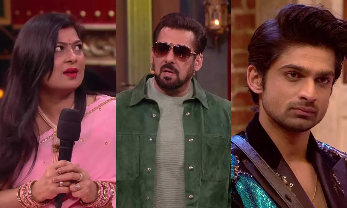 Bigg Boss 17: Salman Khan questions Abhishek Kumar's mother about his physically aggressive behaviour; latter says 'Unke papa se mila hai, woh bhi aise hi hai'