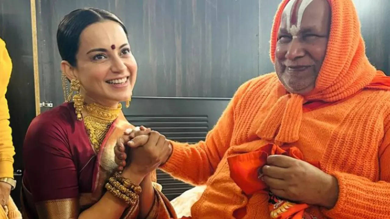 Kangana Ranaut engages in religious ceremonies forward of Ram temple ceremony in Ayodhya |