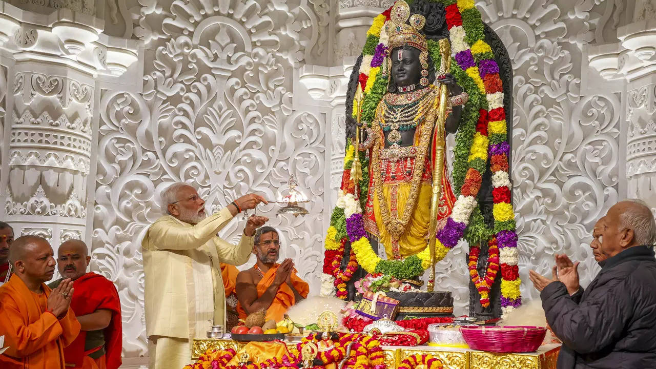 Ayodhya Ram Mandir LIVE Updates: 'Welcoming Ram Lalla along with 140cr  Indians was a splendid moment': PM Modi writes back to President Droupadi  Murmu - The Times of India