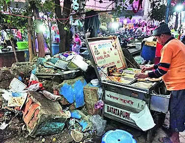 Encroachment Again Near Shreeram Arcade | Kolkata News – Times of India