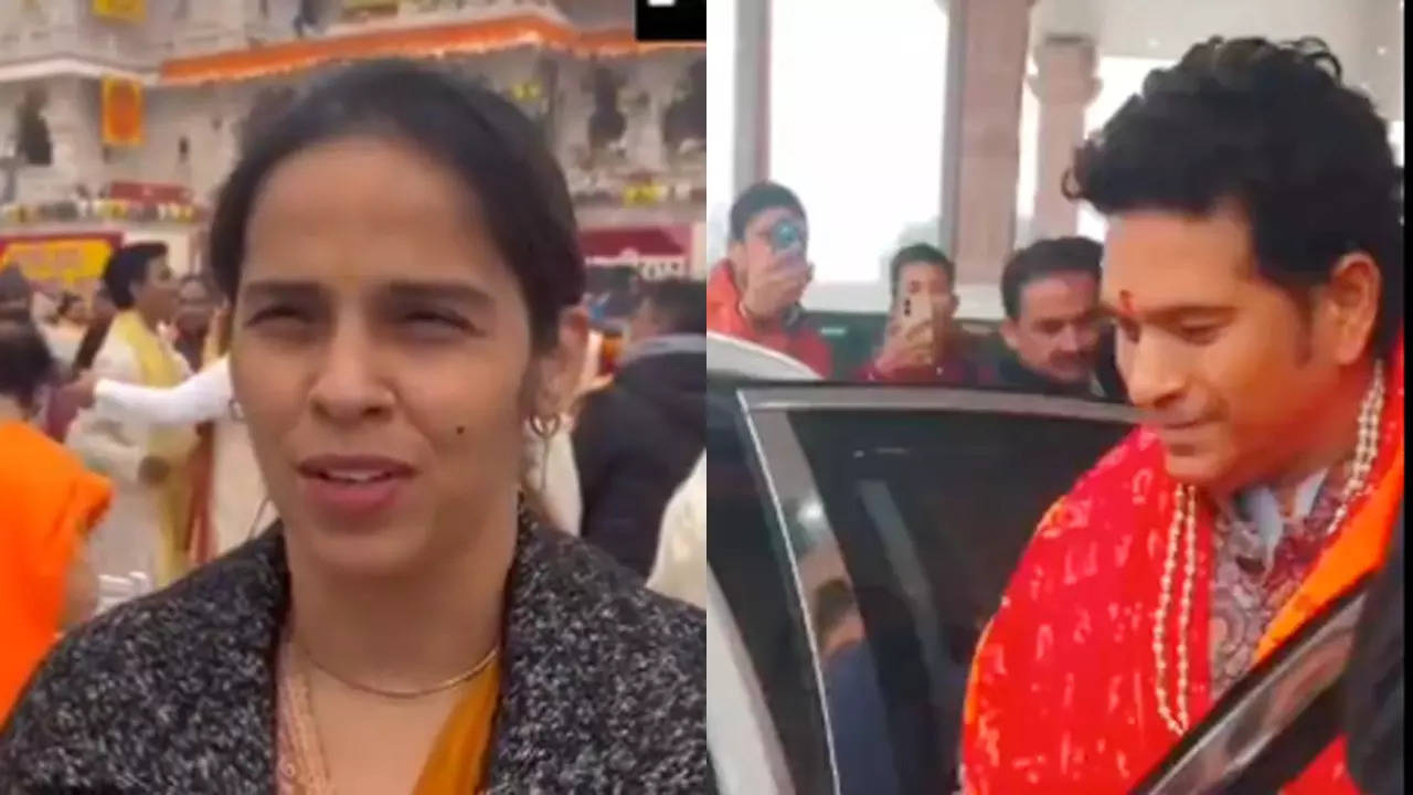 Watch - From Sachin to Saina: Sports icons reach Ram Temple premises
