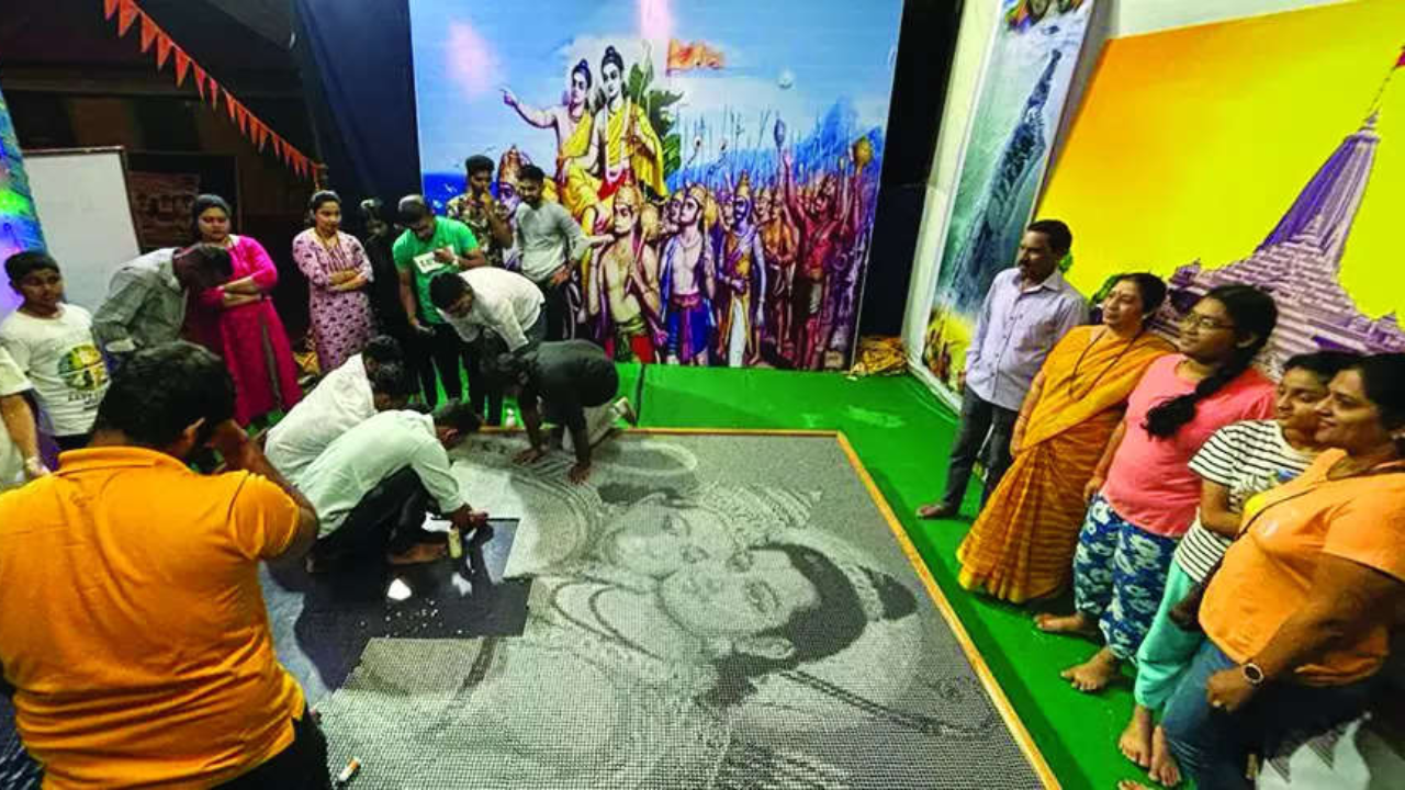 A mosaic made in Goa is headed to Ayodhya | Goa News – Times of India