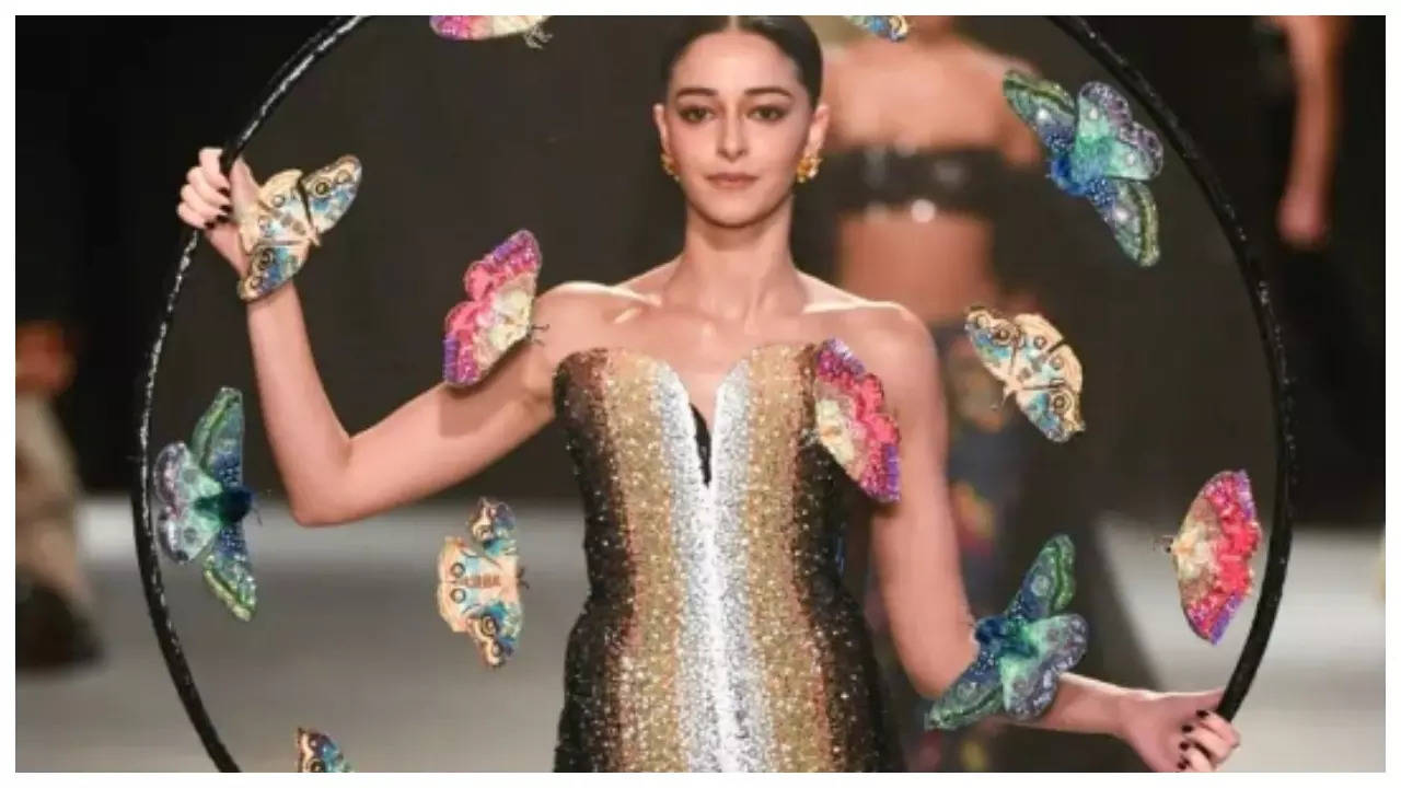 Ananya Panday’s Beautiful Debut at Paris Haute Couture Week in Rahul Mishra Outfit |