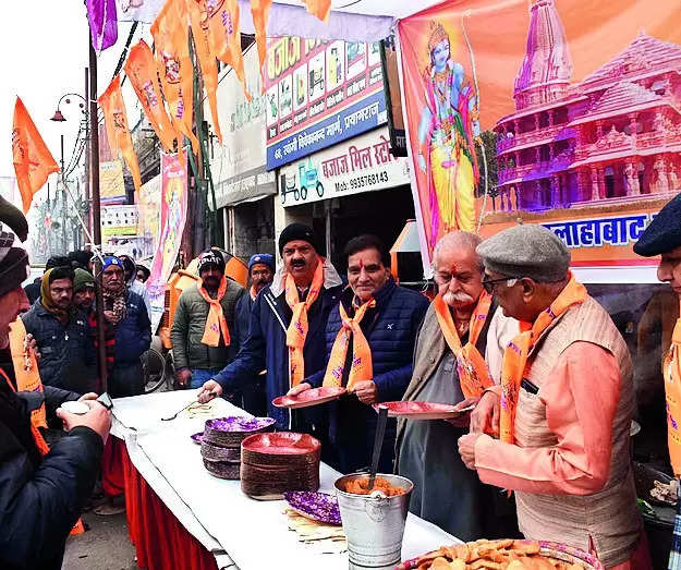 Sundar Kand At Temples, Bhandaras & Shobha Yatras Mark Consecration Celebrations | Allahabad News – Times of India